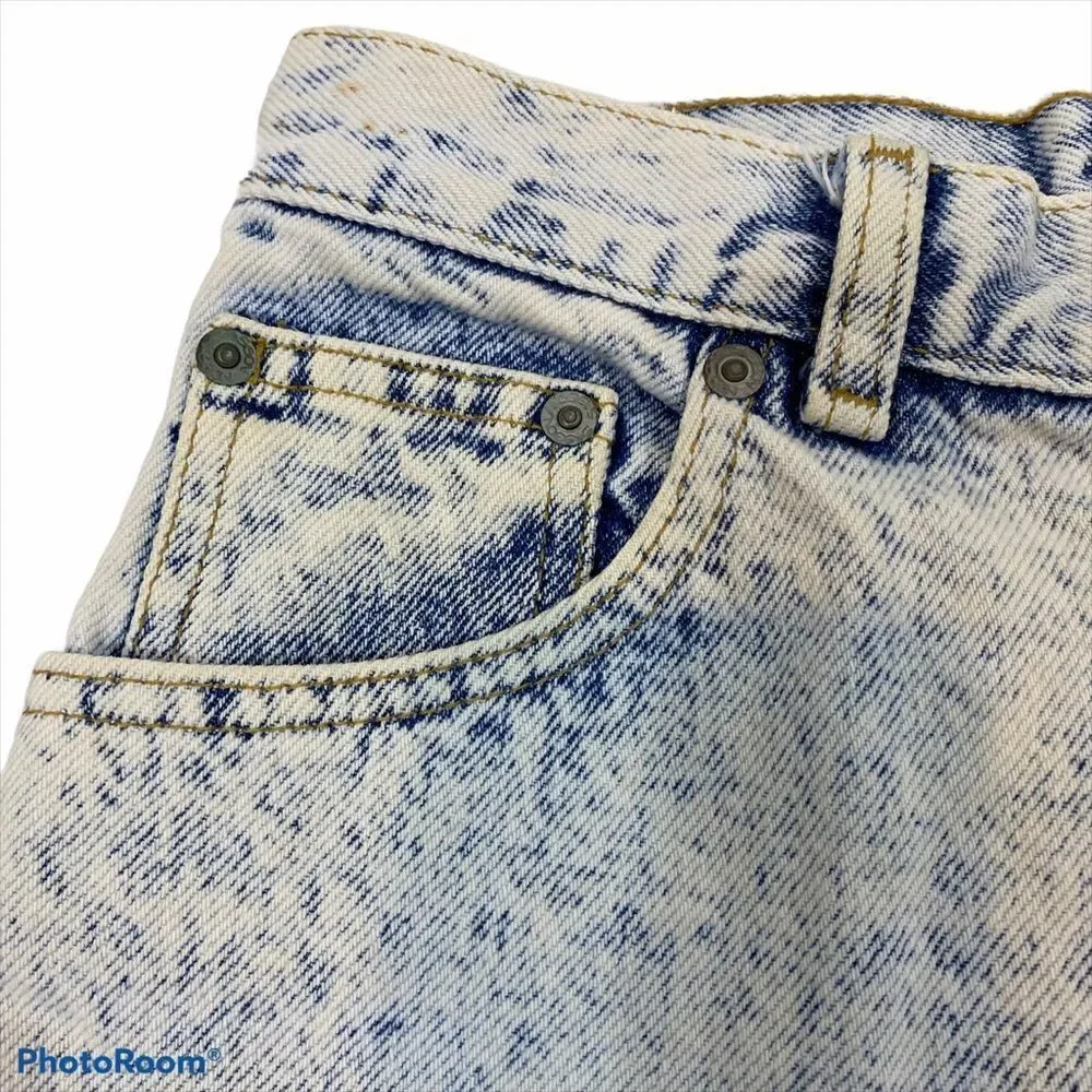 Vintage‎ Sason Acid Wash High Rise Jean Shorts 7/8